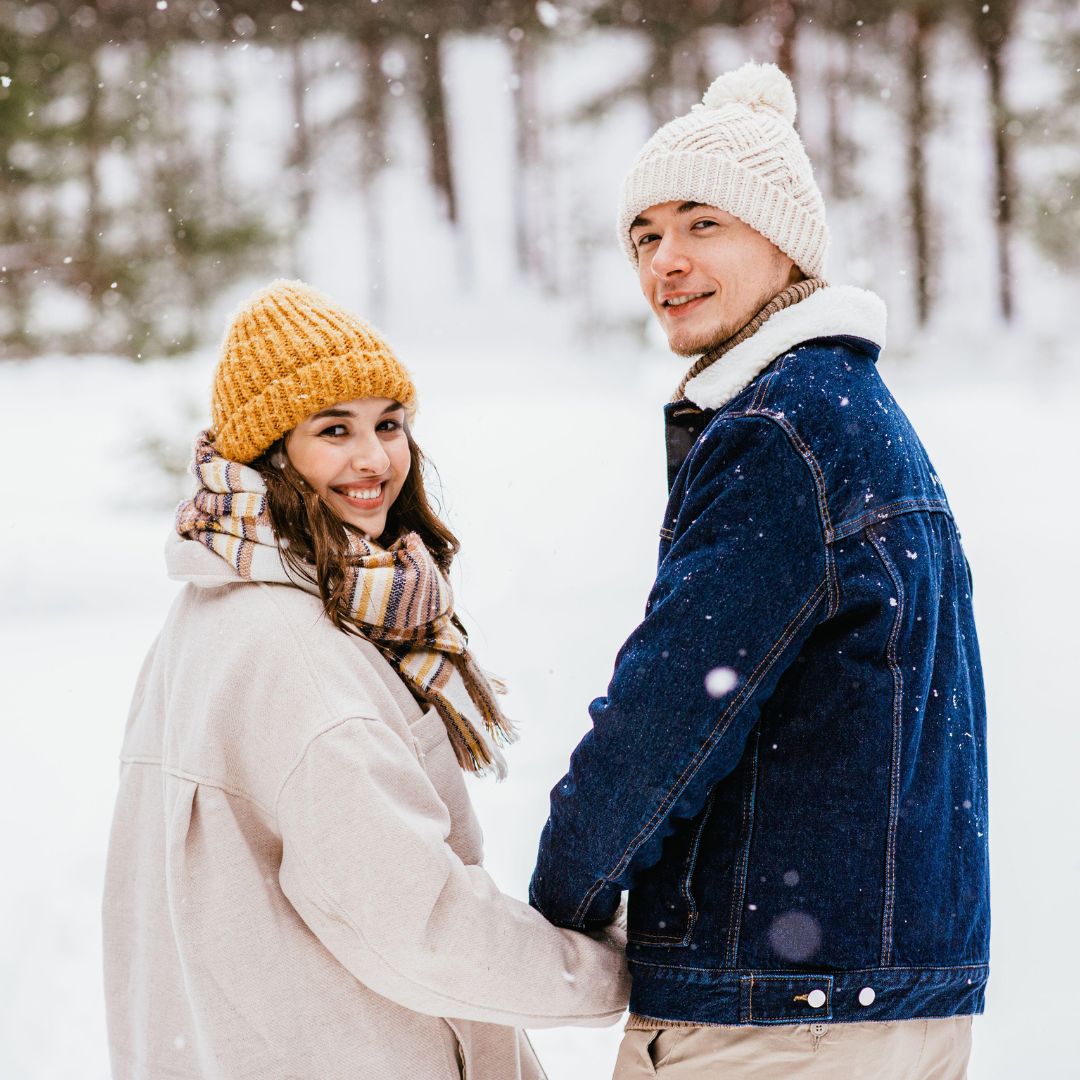 Healthy man and woman feeling energised as eat a healthy diet