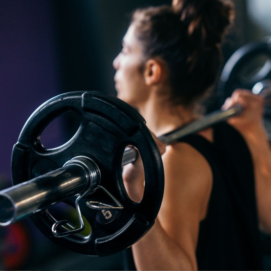 Weight-bearing exercise supporting bone health.